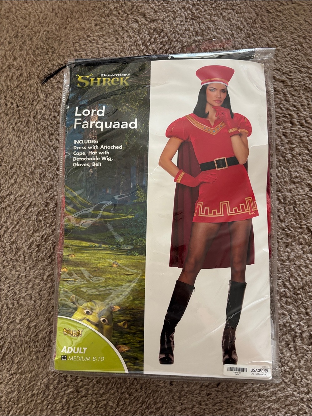 Lord Farquaad Red Adult Costume - Official